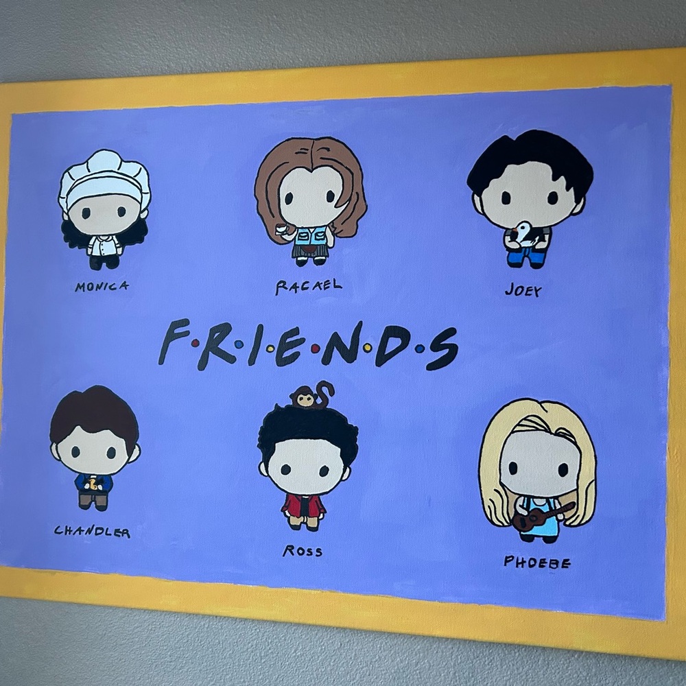 18/24
Friends funko pop painting